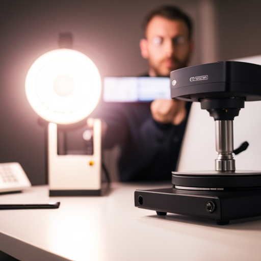 An image that depicts a 3D scanner capturing the intricate details of a prototype, with the resulting digital model being used to refine and perfect the design in the prototyping process
